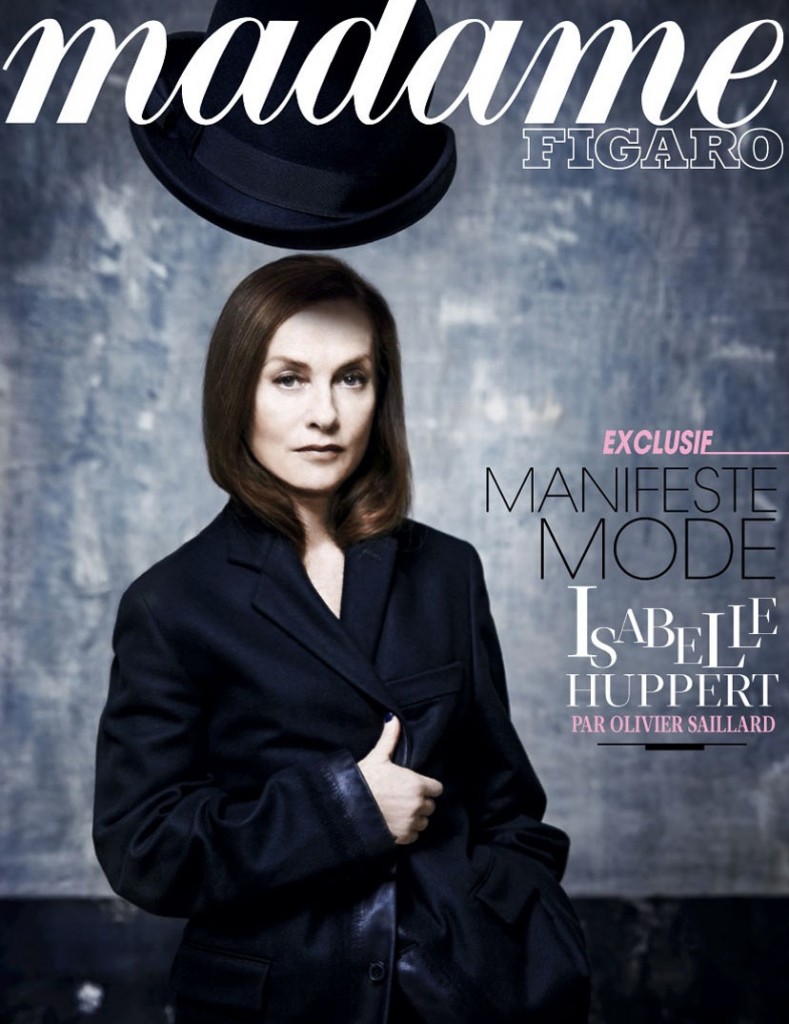 Isabelle Huppert-couverture Figaro
